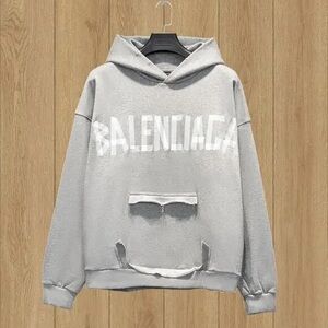 Balenciaga Gray Men's Hoodie